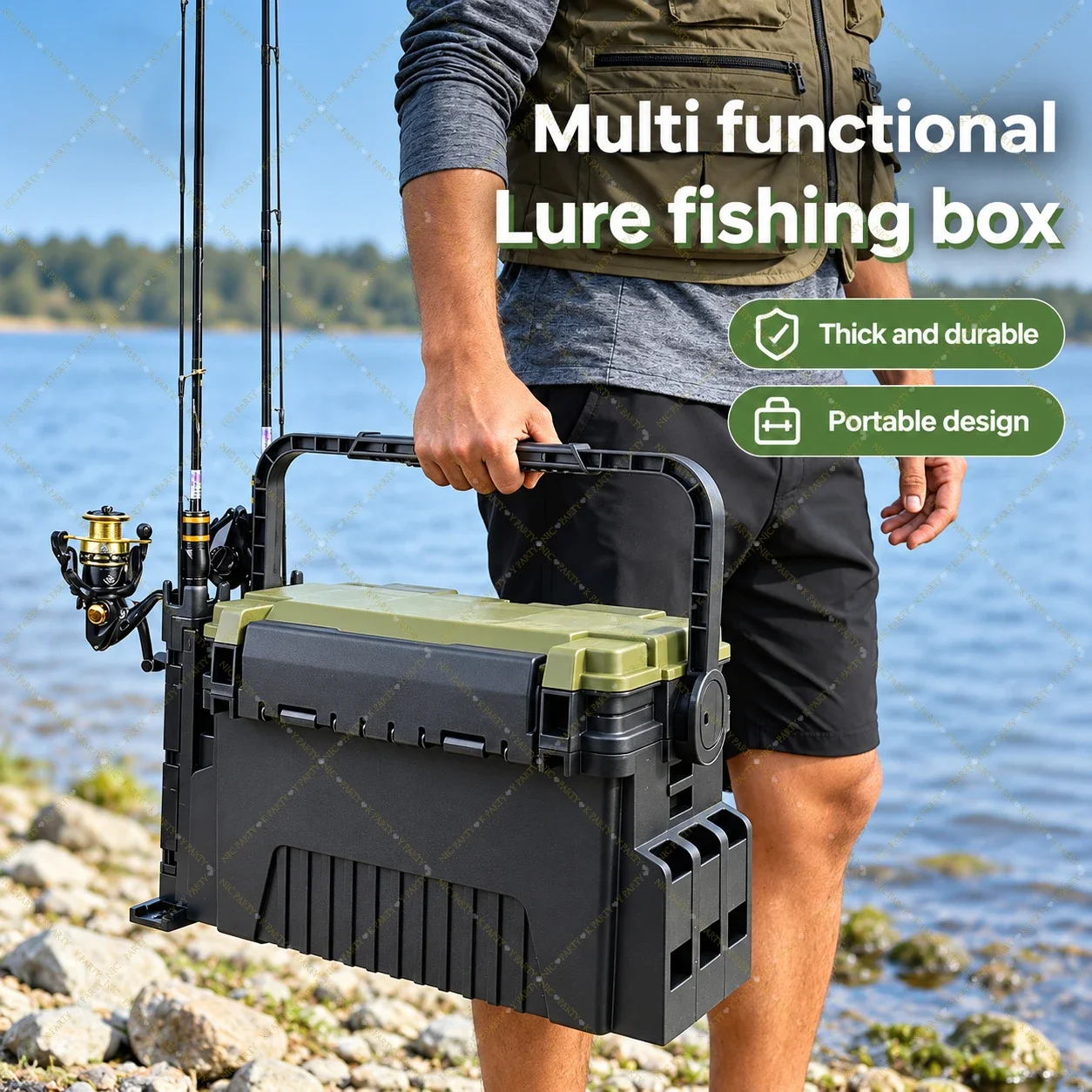 Scatola da pesca di grande cap - Fishing Kayak Crate recensione e prezzo