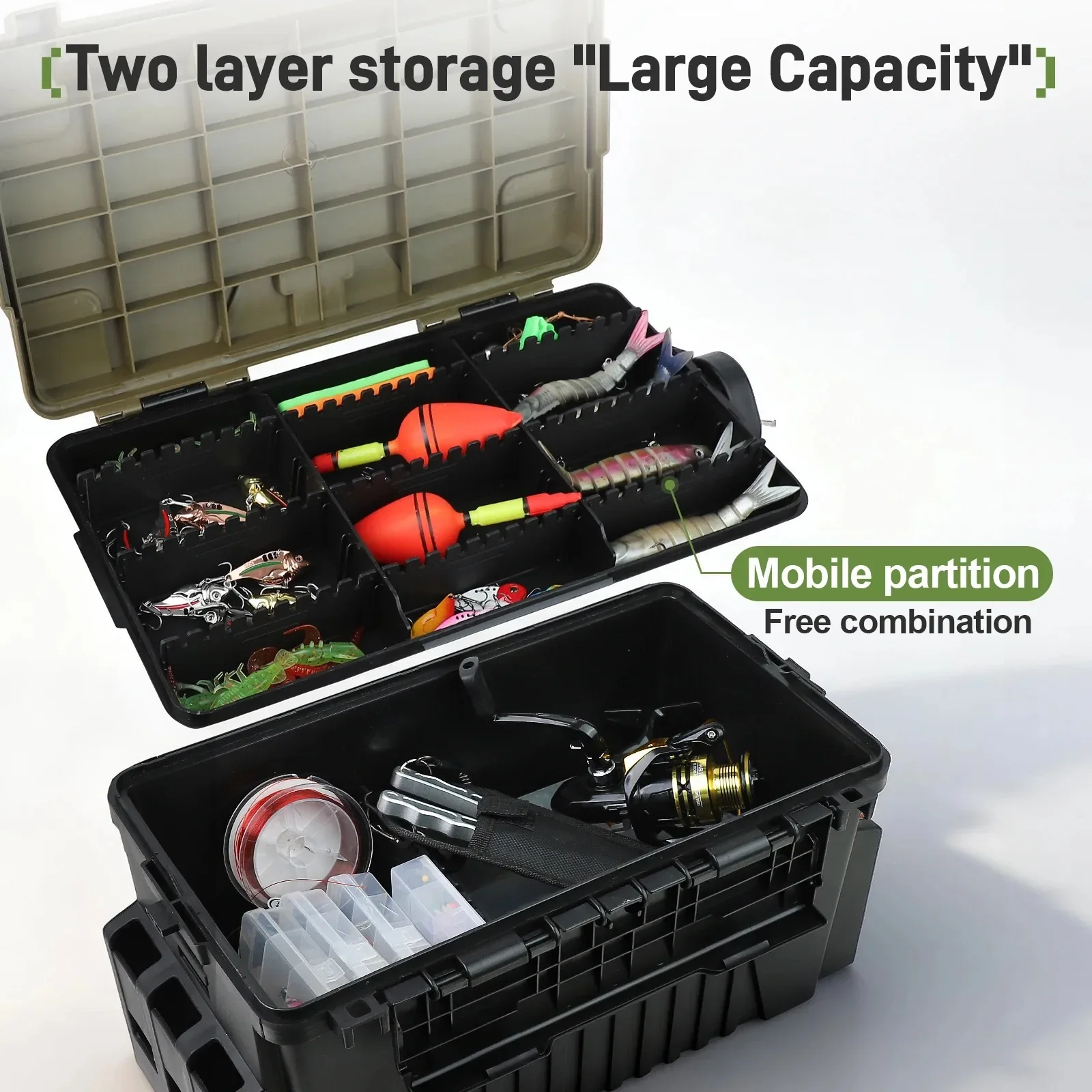 Scatola da pesca di grande cap - Fishing Kayak Crate recensione e prezzo