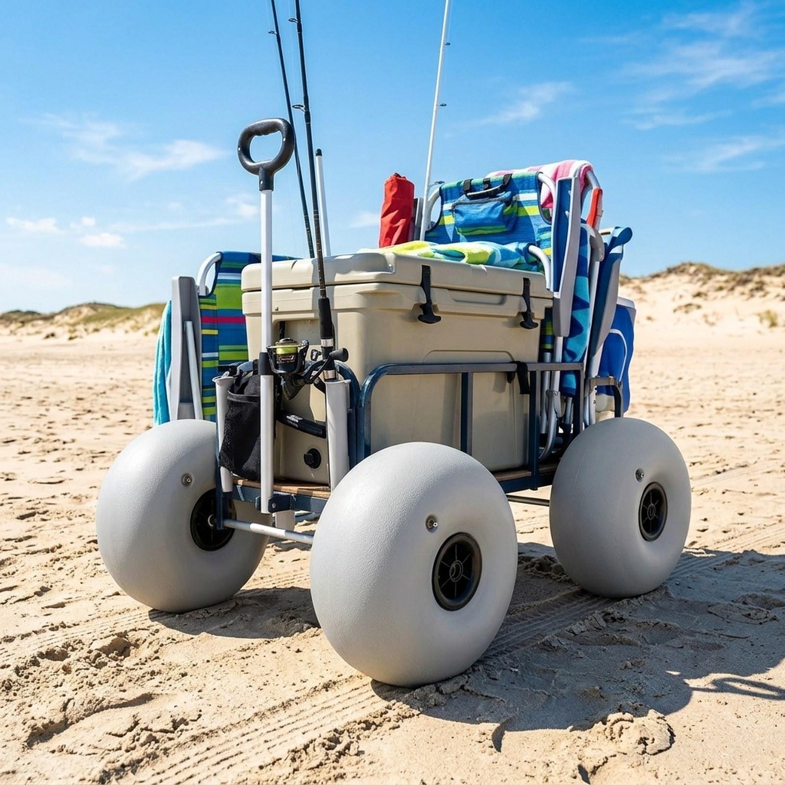 Ruote da Spiaggia per Carrello - Fishing Kayak Cart recensione e prezzo